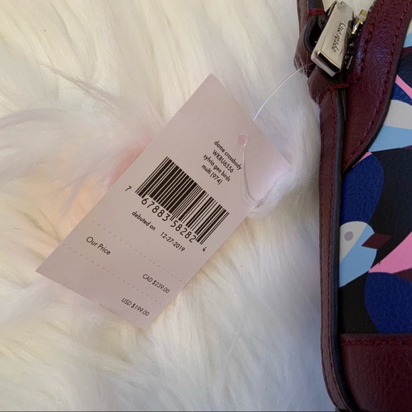 Kate Spade Sylvia Geo Birds Dome Crossbody Bag NWT - Picture 8 of 14